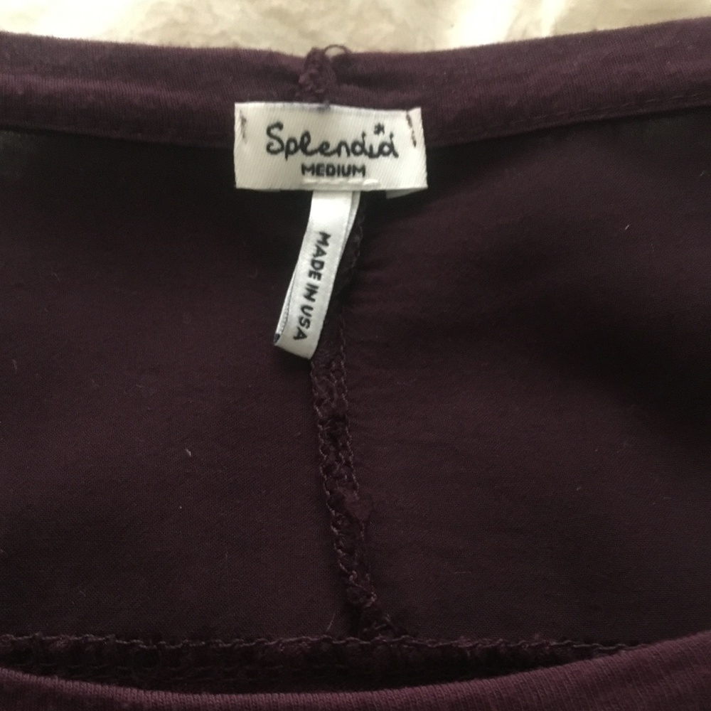 Splendid signature stripes bat wing top